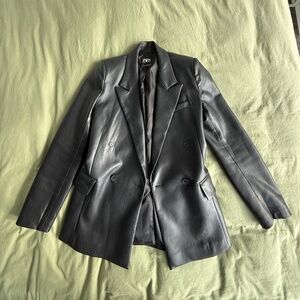 Leather Blazer